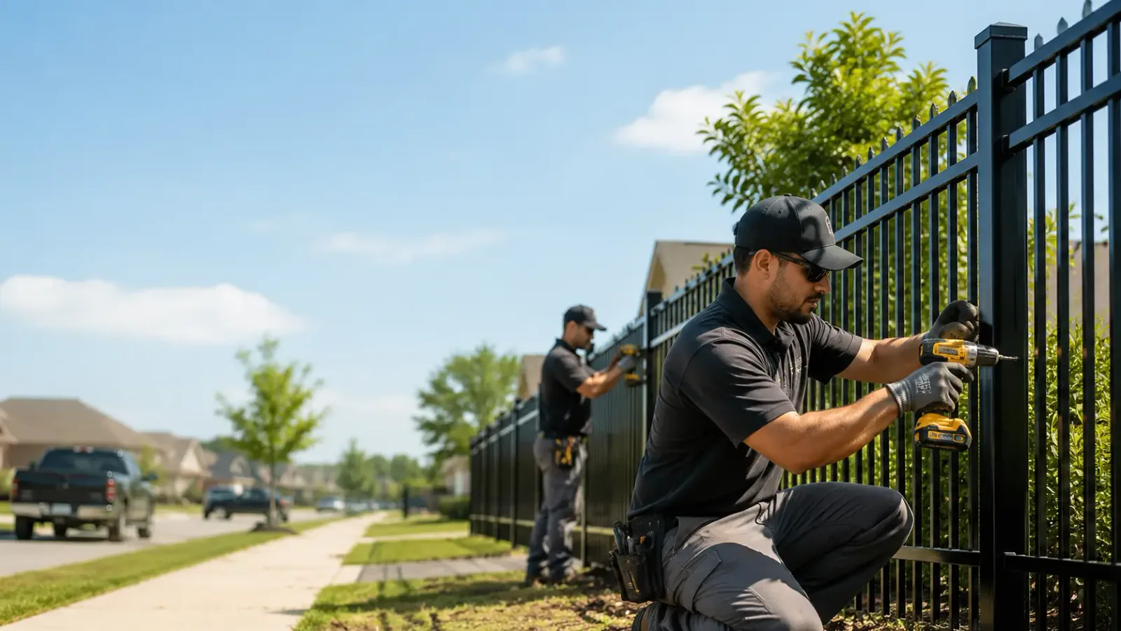 Metal Fence Installation in Mcleod, TX